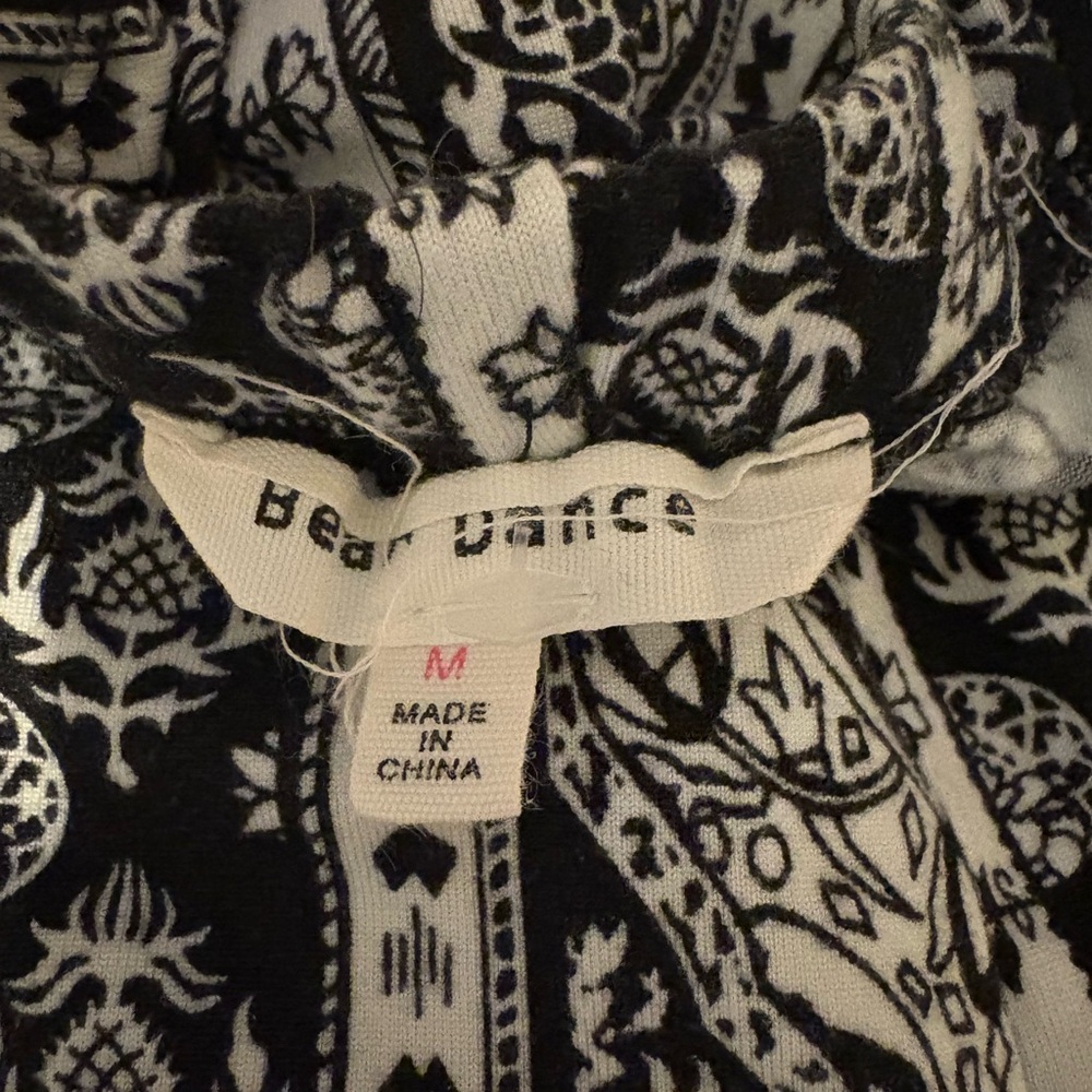 Bear Dance Monochrome Patterned Pants - image 2